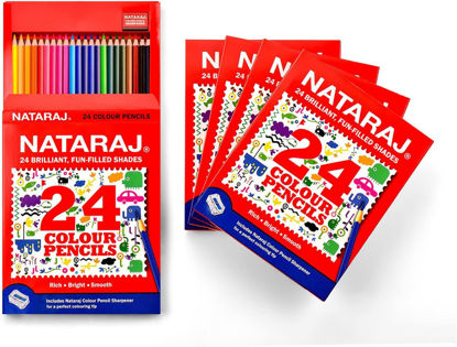 Picture of Nataraj Colour Pencils – 24 FS