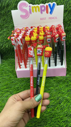 Picture of Popcorn Premium Pencils  - Set of 4 Pc.