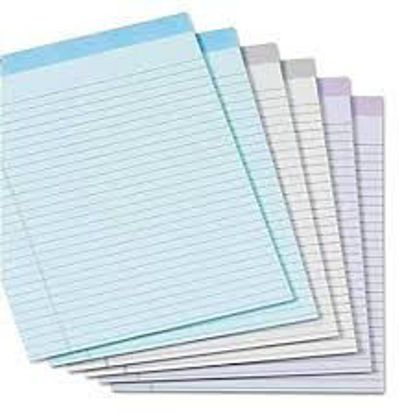 Picture of Lotus A4 - Both Side Coloured Ruled Sheets