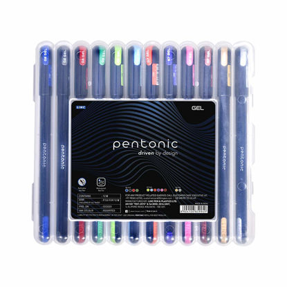 Picture of Pentonic Coloured Gel Pens - Set of 15