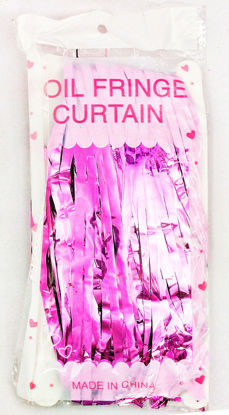 Picture of Foil Fringe Curtain - Violet