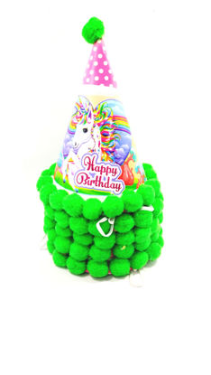 Picture of Happy Birthday Hello Kitty Cap Green
